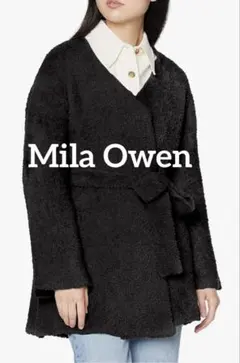 Mila Owenロングファー見えニットガウン09WNC205005レディースM