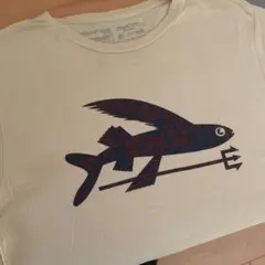 オーガニックコットン 飛ぶ魚 Tシャツ