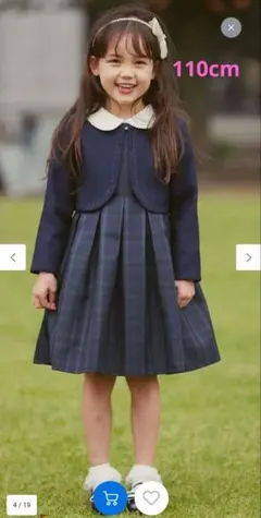 美品　any FAM フォーマルワンピース110 卒園式　入学式　エニィファム