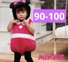 バースデイ　ミニー　90〜100 なりきりロンパース　ディズニー　着ぐるみ
