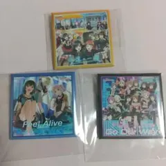 虹ヶ咲学園 6th live ガチャ CDジャケット缶バッチ(四角)3種類セット