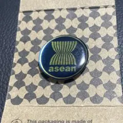 レア大阪関西万博 ASEAN ブルーピンバッジ 限定品　非売品EXPO2025