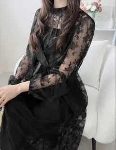 オケージョンドレス お呼ばれ ロングワンピース フォーマル 結婚式 披露宴