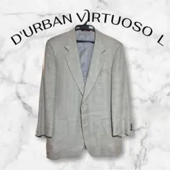 高級 D'URBAN VIRTUOSO テーラードジャケット 千鳥格子柄