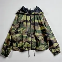 FOREVER 21 カモフラ 迷彩 ナイロンジャケット マウンテンパーカー Mのサムネイル