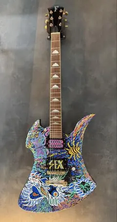 フェルナンデス hide MG120x サイケ ギター - メルカリ
