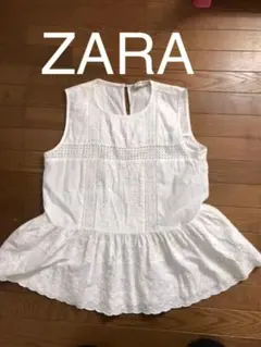 ノースリーブ トップス　ZARAブラウス