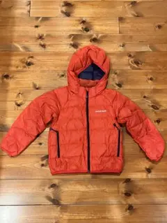 mont-bell キッズ ダウンコート 110 レッド