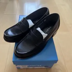 美品　HARUTA ARVIN 黒 ローファー23センチゆったり3E