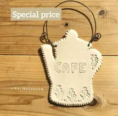 おうち　カフェ　cafe　ハンドメイド　ティーポット　陶器　インテリア　白
