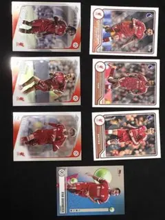 Topps 축구 카드 리버풀 7장 세트