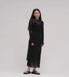 ENOF シアー ワンピース 長袖 Mサイズ 2025年最新】enof ワンピースの人気アイテム - メルカリ