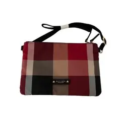 MN-6126 BLUE LABEL チェック柄 ショルダーバッグ