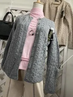 まるでアルパカ！⭐︎新品カシミヤ 100% 13000円　⭐︎ カーディガン L