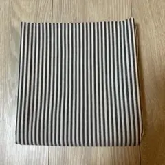 チェックアンドストライプ　ストライプ　黒系　約1.5m