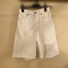 H＞13oz デニムタックハーフパンツ36 - メルカリ