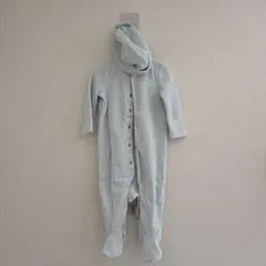 Ralph Lauren フード付きロンパース 6M 水色