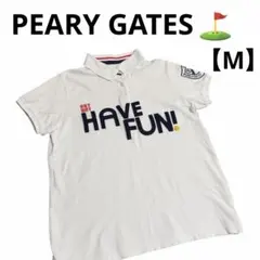PEARY GATES ポロシャツ ゴルフウェア レディース M 白