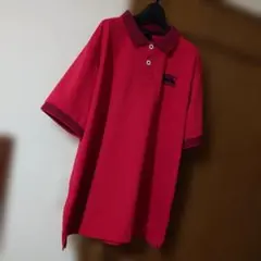 新品未使用Canterbury ポロシャツ レッド×ネイビーのサムネイル