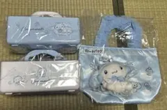 サンリオ シナモロール くじ　マスコット　トートバック　小物入れ青白のサムネイル