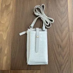 クロコ型押し スマホショルダーバッグのサムネイル