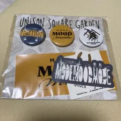 UNISONSQUAREGARDEN MODEMOODMODE缶バッジセット