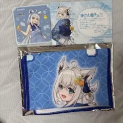 極楽湯　フロライフゲーマーズ　マフラータオル 白上フブキ　浴衣ver おまけ付き