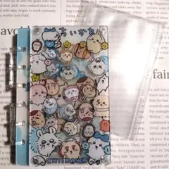 ちいかわA7シャカシャカノート+リフィル10枚セット シール帳 バインダー