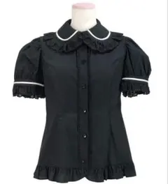 Angelic Pretty 旧タグ ツーウェイブラウスブラック Angelic Pretty 旧タグ ツーウェイブラウスブラック Angelic