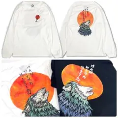 マンウィズ HATSU-HINODE LONG T-SHIRT 白 Mサイズ