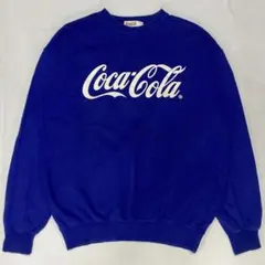 コカコーラ スウェット トレーナー 日本製 ヴィンテージ 90年代 アメカジ 青