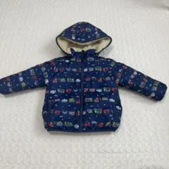 ミキハウス　ホットビスケッツ リバーシブル中綿 ジャンパー　90サイズ　2way