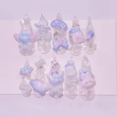 クリア 女児 ゴテゴテ 平成 ネイルチップ 地雷 量産 イベント ライブ 推し