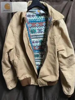 90s Carhartt サウスウエスト M ダック地 ジャケット ベージュのサムネイル