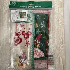新品　ディズニー　リルリンリン　タオルハンカチ　 クリスマス