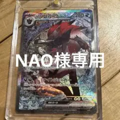 NAO様専用NのゾロアークexSAR242/193MEGAドリームex