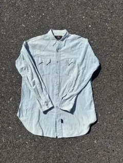 90s RRL Ralph Lauren 三つ星 オープンカラーシャツ コットン - メルカリ