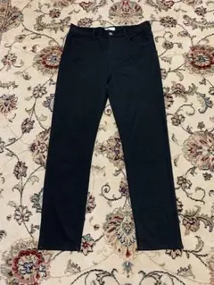 Ikka メンズブラック スリムフィットパンツ ストレッチMのサムネイル