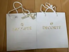 DECORTÉ ショップ袋 2枚セット
