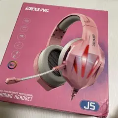 新品✨️ ゲーミングヘッド セット ヘッドホン ps4 マイク付き 高音質 ピンク