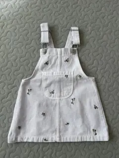 ZARA ザラベビー　ワンピース　オーバーオール　サロペット　刺繍