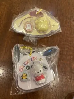 匿名配送サンリオキャラクターズ　パッケージチャーム　ポチャッコ　ポムポムプリン