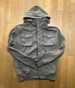 ミリタリージャケット フード付き