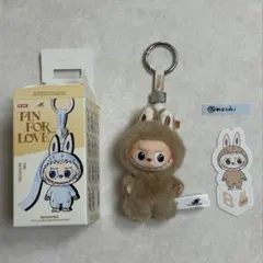 【B】ラブブ LABUBU PIN FOR LOVE アルファベットキーホルダー