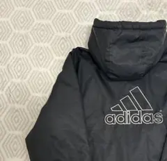 【1月中出品終了‼️】adidas アディダス バック刺繍　ボア ベンチコート M