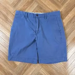 W32 ポロラルフローレン ハーフパンツ 青 クラシックフィット チノショーツ
