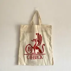 ドイツ 老舗書店 CH.BECK コットン エコバッグ トートバッグ ユーロ古着のサムネイル