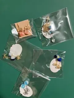 ハンドメイド ピアス6点セット⑤
