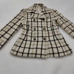 a.v.v ダブルブレストチェックジャケット