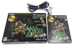 ゲームキューブ ソフト ゼルダの伝説 4つの剣+ GBAケーブル付き